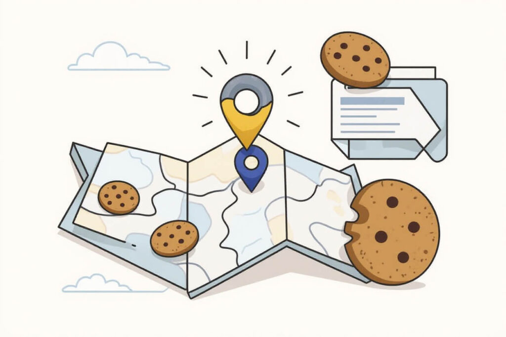 tracking cookies concept art