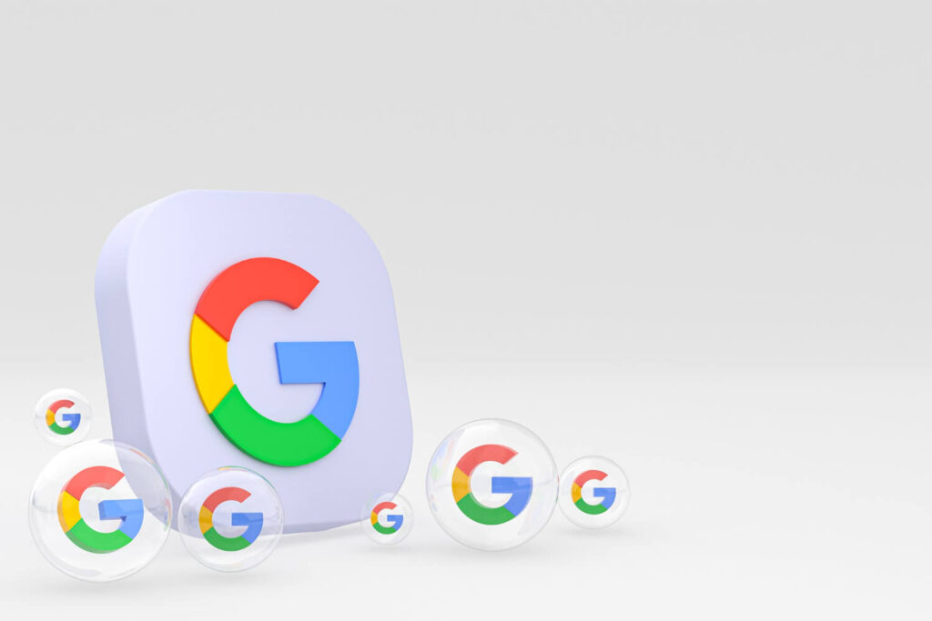 google logo with mini google logos